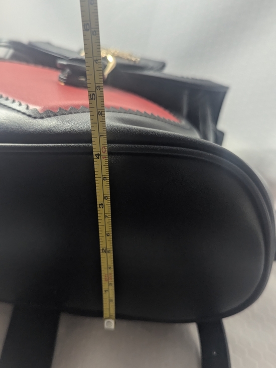 Love Moschino Black Backpack with Red Heart main image 11